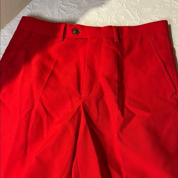 Elegant Red Women's Trousers - Picture 3 of 13